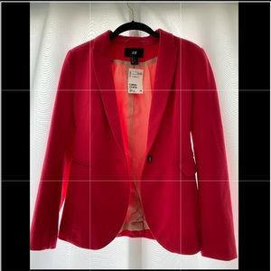 NWT H&M Hot Pink Jacket - with tags - size 6